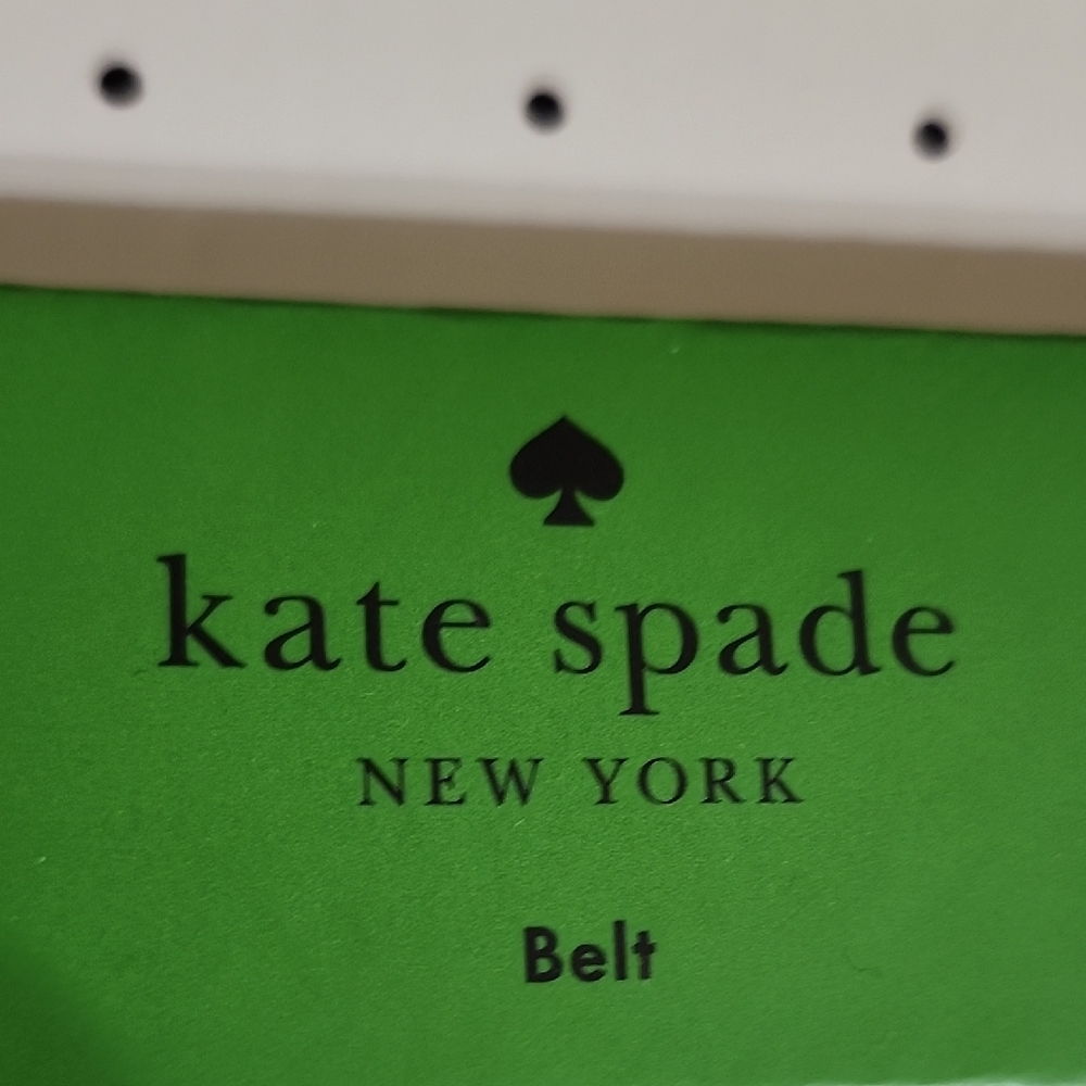 Kate Spade Gold and Black Leather Belt - Picture 2 of 6